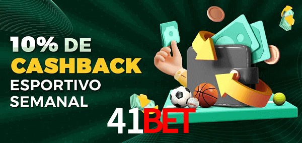 10% de bônus de cashback na 41bet